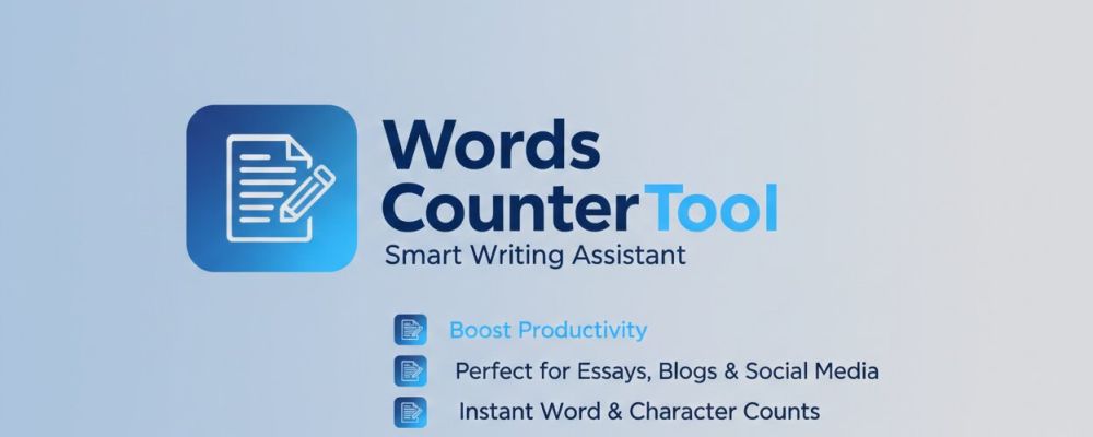Words Counter Tool Cover Image